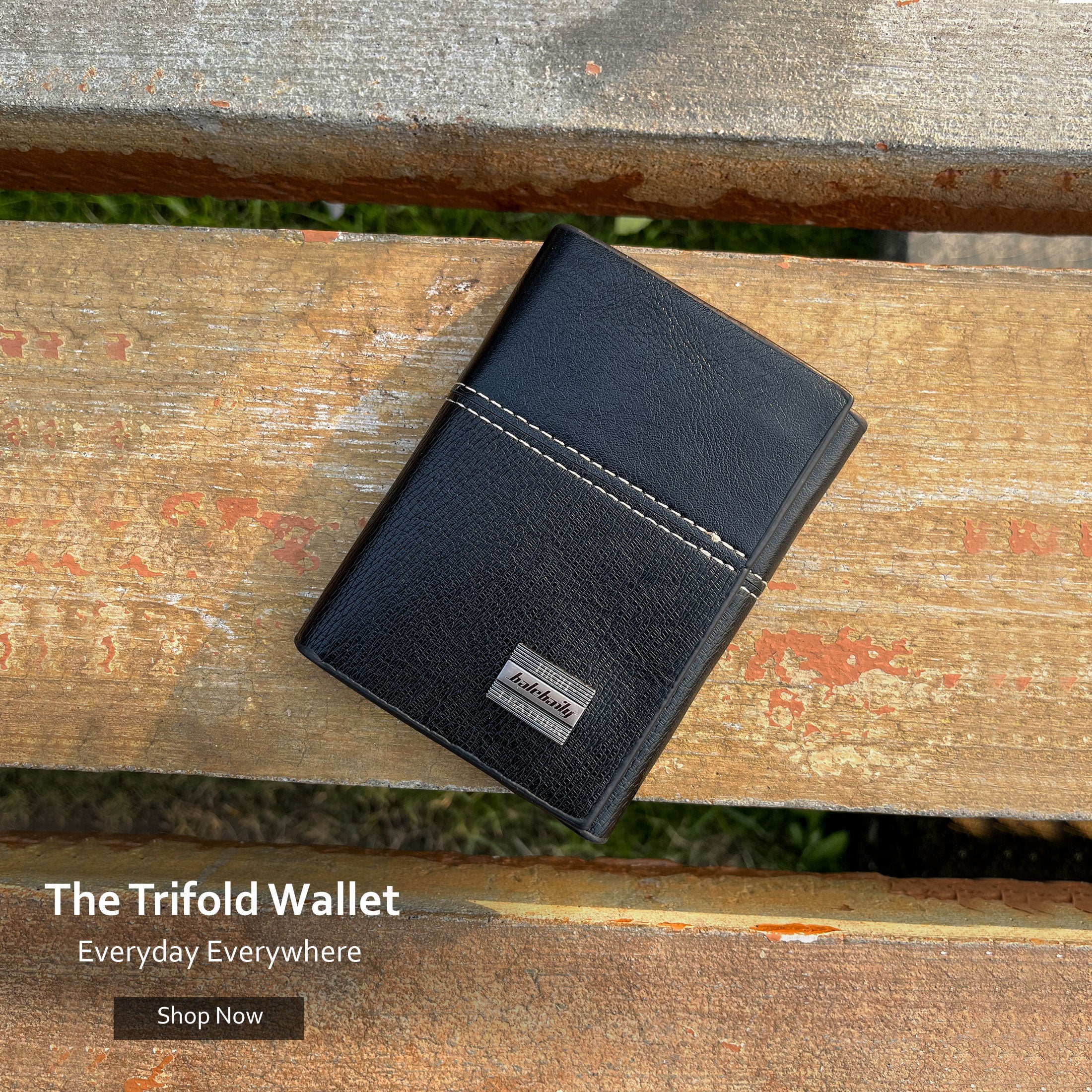 New Luxury Trifold Leather Wallet