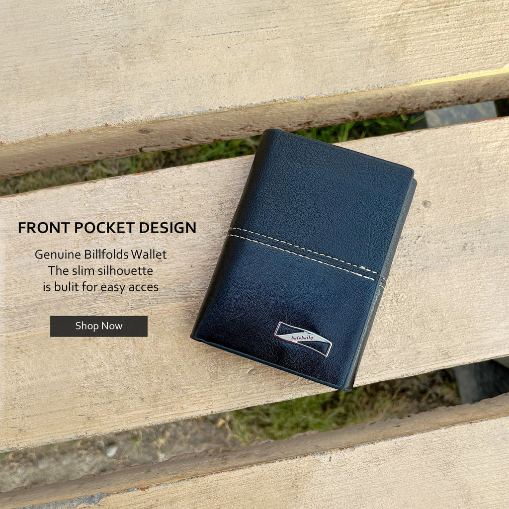 New Luxury Trifold Leather Wallet