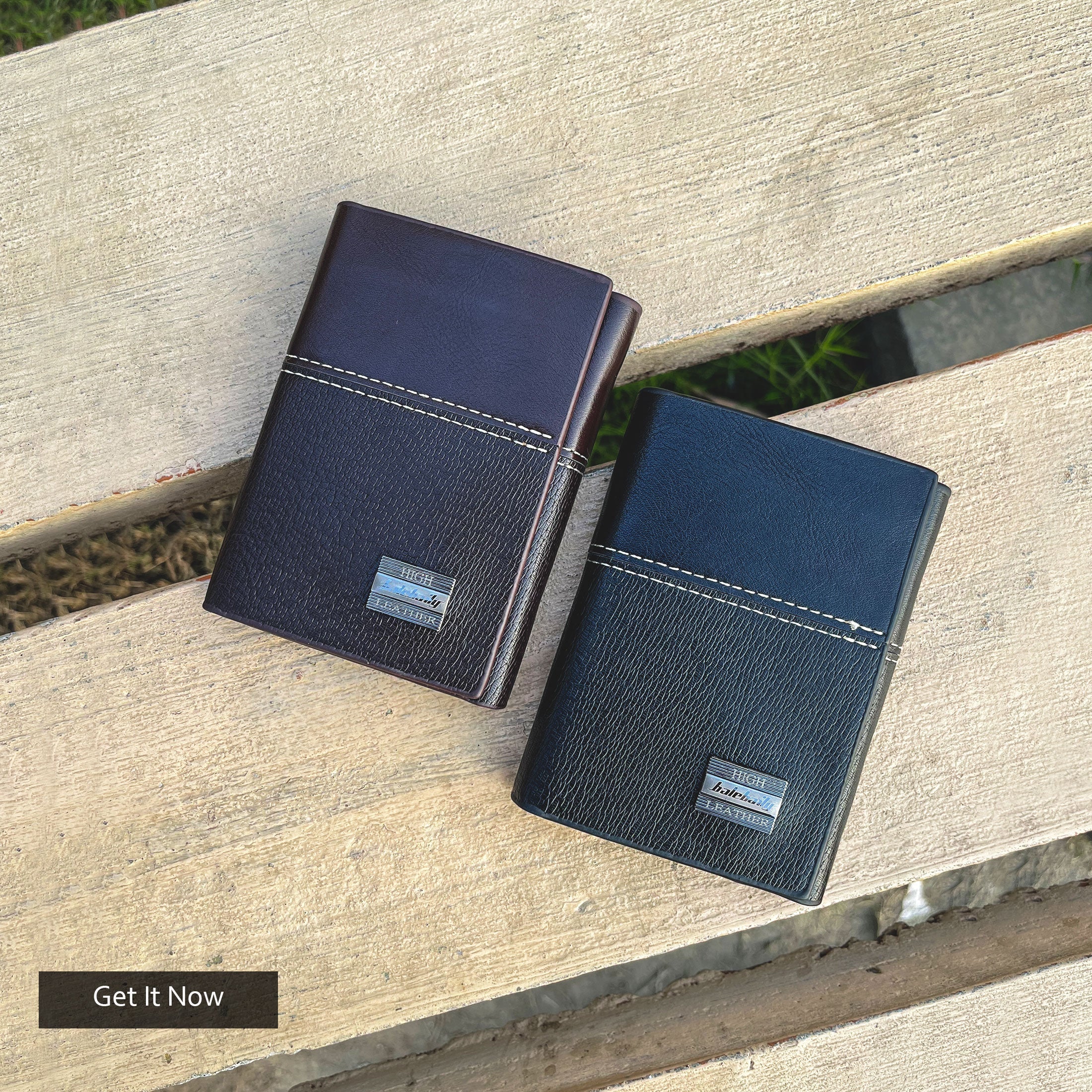 New Luxury Trifold Leather Wallet