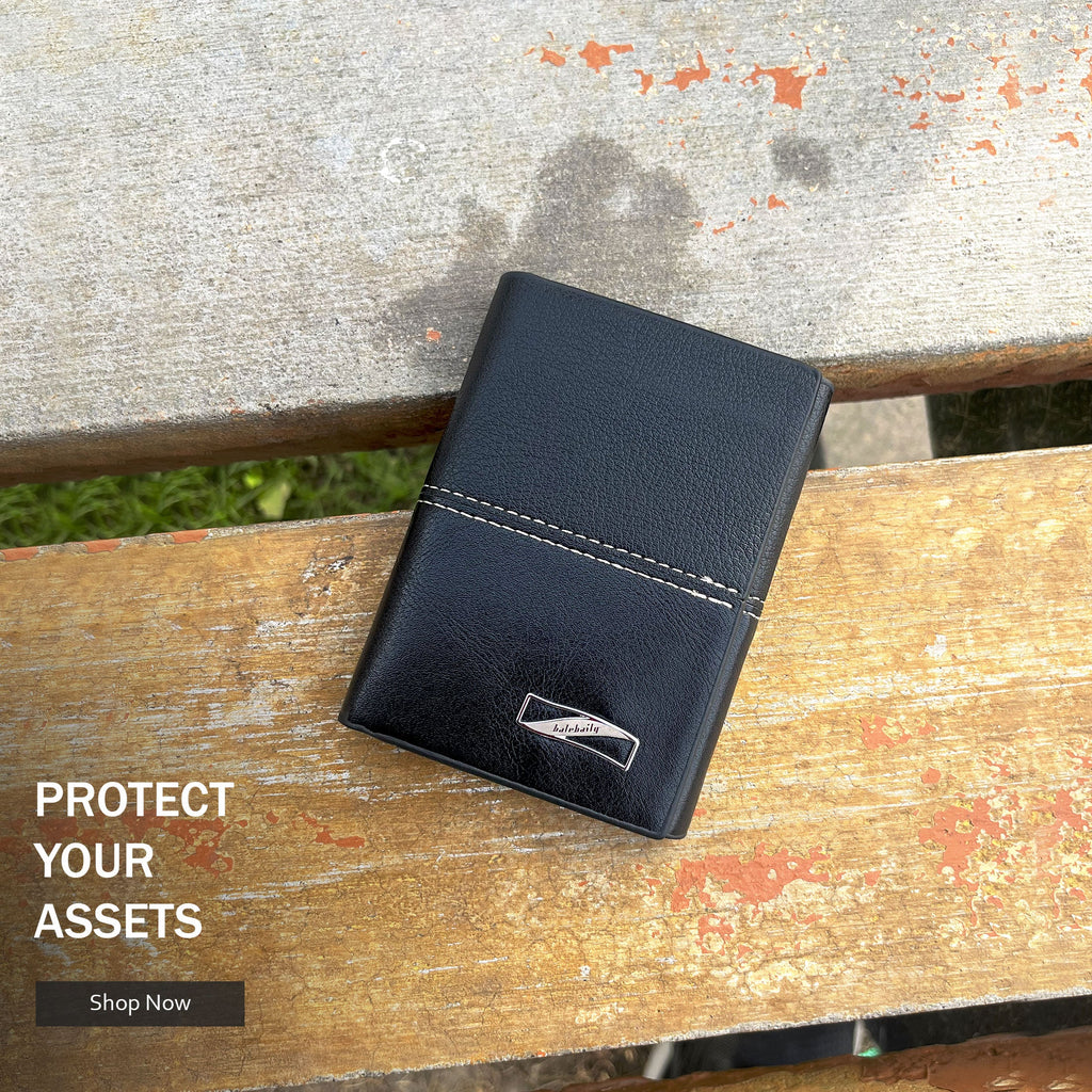 New Luxury Trifold Leather Wallet