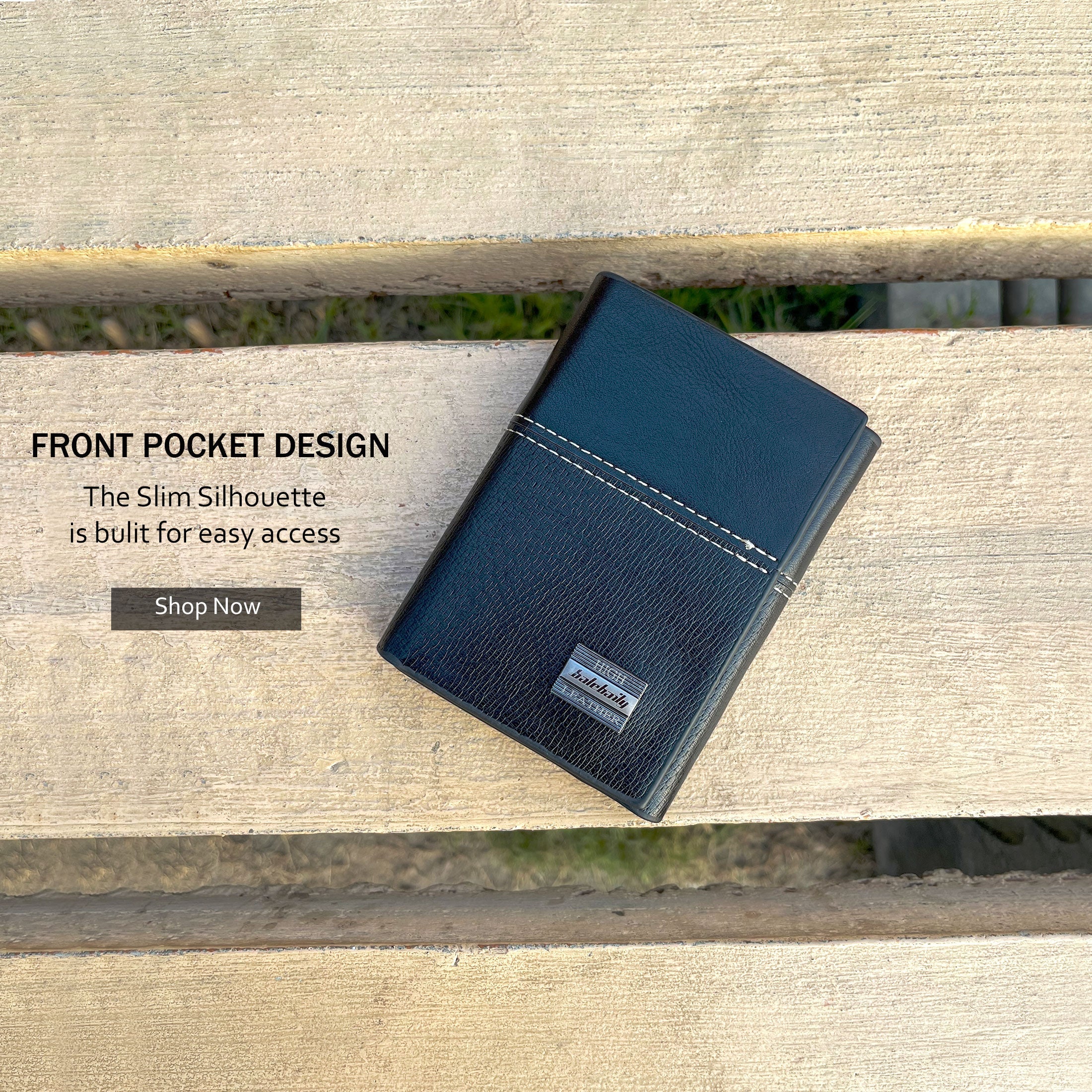 New Luxury Trifold Leather Wallet