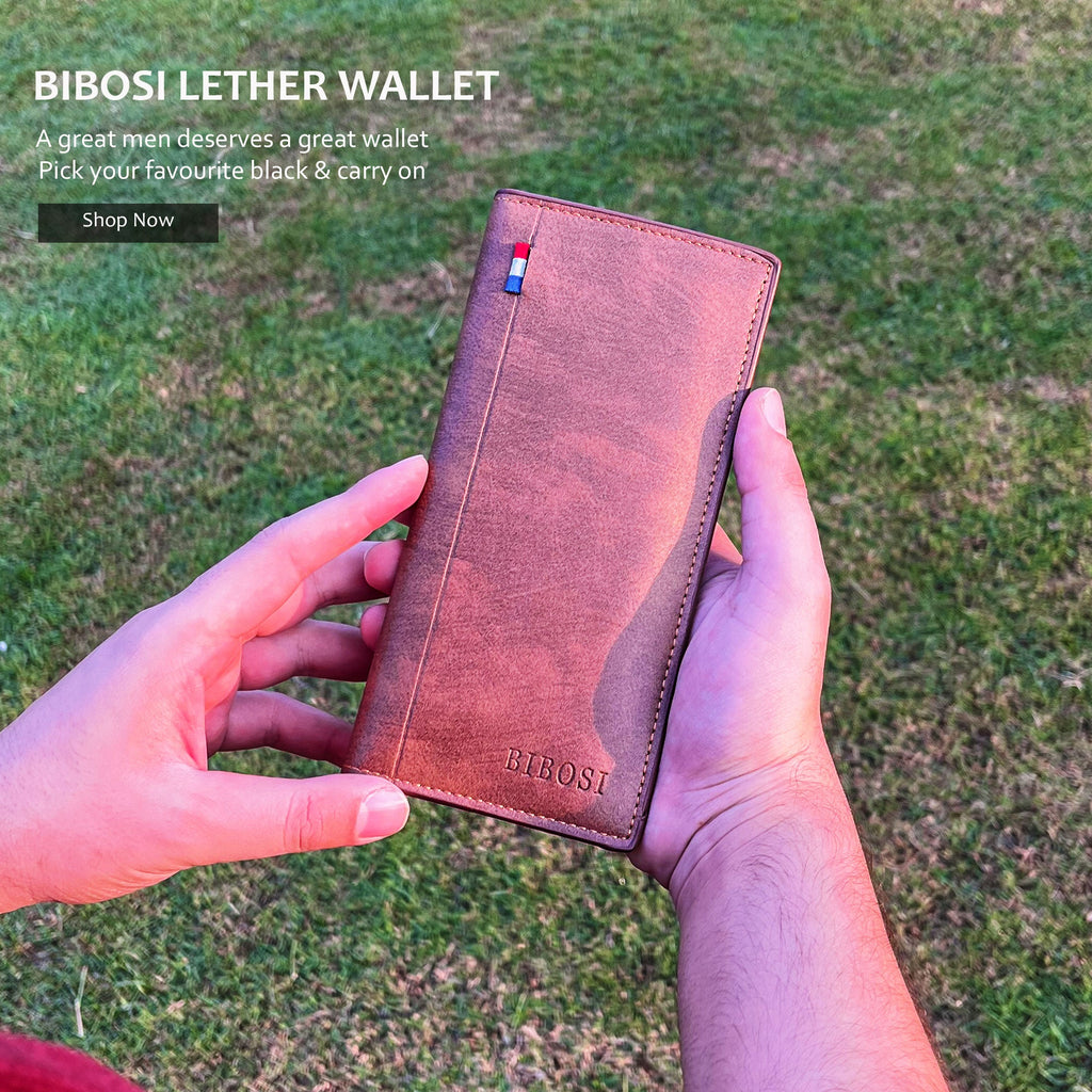 Bibosi Branded Imported Leather Wallet