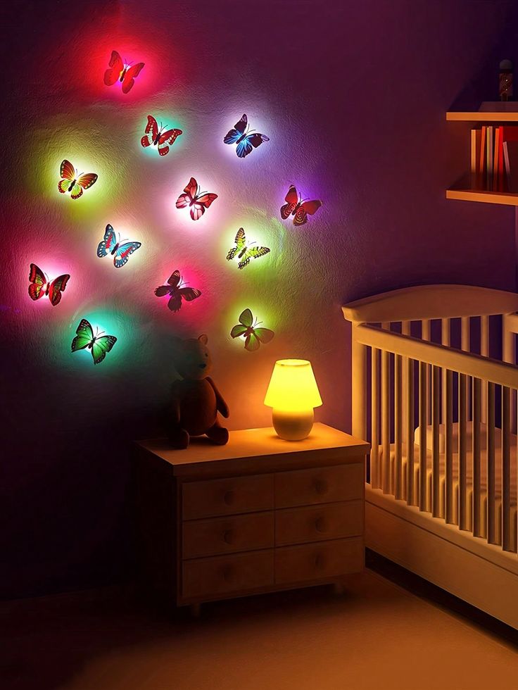 BEST LED 3D BUTTERFLY WALL LIGHT